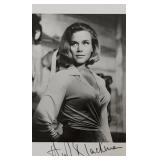 Goldfinger Bond Girl Honor Blackman signed photo