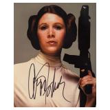 Star Wars Carrie Fisher signed photo