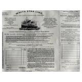 Titanic Rose DeWitt Bukater replica letter and...