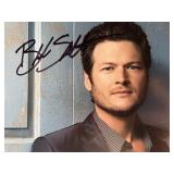 Country Superstar Blake Shelton signed photo