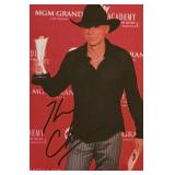 Country singer Kenny Chesney signed photo