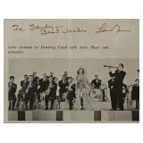 Lana Turner signed note