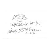 Dennis the Menace creator original signed sketch