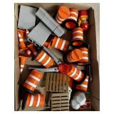 Assorted collection of kids construction tools