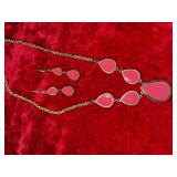 Necklace and earring set