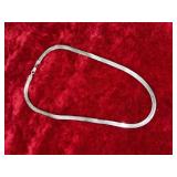 Silver chain necklace