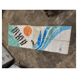 vintage inflatable beach mattress