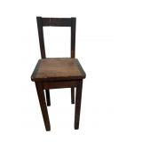 vintage wooden 'T-back' chair