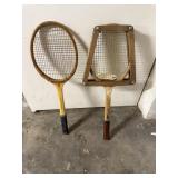 vintage Coriland Autograph wooden tennis racket