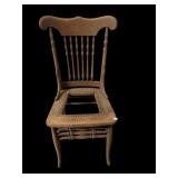 vintage Spindle-Back Antique Oak Chair