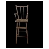 vintage American primitive child's Windsor high