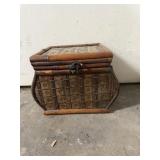 vintage Asian-style storage chest