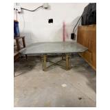 vintage Hollywood Regency style cocktail table