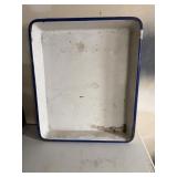 enamelware tray