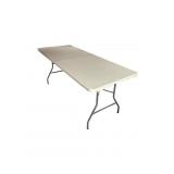 6-foot plastic folding utility table