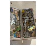 assorted nuts & bolts with misc