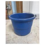 Blue heated bucket