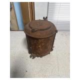 John Deere cast iron seed hopper
