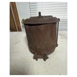 John Deere cast iron seed hopper