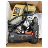 black & decker 3/8 & 2 speed drills