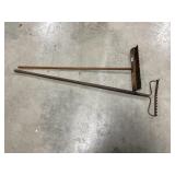 Concrete broom/rake