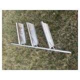 Metal saddle trailer saddle rack