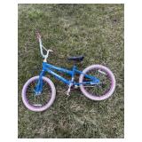 is a Huffy 20-inch Sea Star Kids' Bike in blue