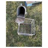 galvanized metal rural mailbox