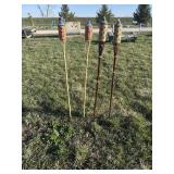 bamboo tiki torches
