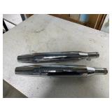 New Harley-Davidson Chrome muffler with heat