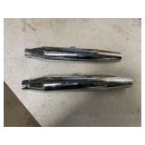 New Harley-Davidson Chrome mufflers