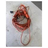 50 foot extension cord with trouble light