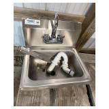 Commercial regency stainless steel wash sink