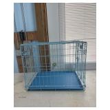 New blue small dog kennel