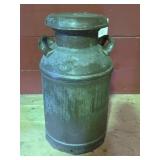 Antique milk can