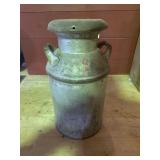 Antique milk can