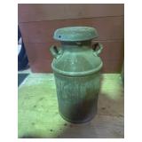 Antique milk can