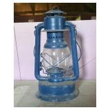 Blue kerosene oil lanturn