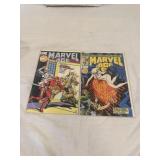 2 Marvel Age comic books