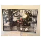 Boy & Girl with flowers print