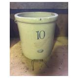 10 gallon red wing union stoneware co. crock