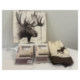 Moose Picture, Moose & Bear Valance
