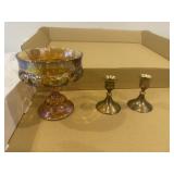 Vintage carnival indiana glasswear