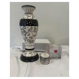 vintage ceramic candle holder