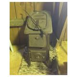 antique cast iorn wood and coal burning stove