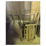 2 1920s lighting gidder sleds