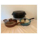 2 Frying pans and a Roster pan