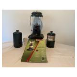 Coleman Lantern With Instructions and Propane tank