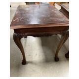 Antique wooden end tables