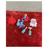 Blueï¿½s Clues lot, two red chair, soap, a hammer